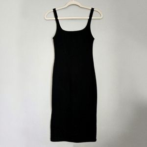 ZARA Black Midi Tank Dress